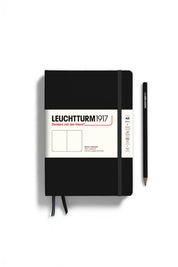 Leuchtturm1917 A5 Medium Hardcover Notebook Classic – Black