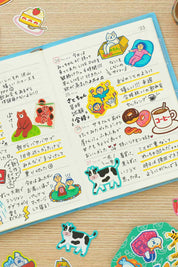 Hightide New Retro Washi Tape Flake Sticker