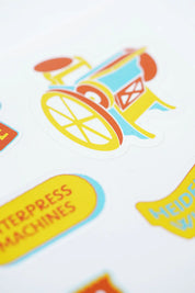 The Gentlemen’s Press Machine Sticker Pack – Heavy Metal Club