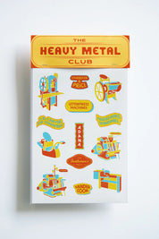 The Gentlemen’s Press Machine Sticker Pack – Heavy Metal Club