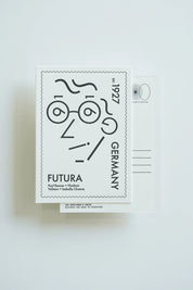 Futura Letterpress Postcard – Typography Series