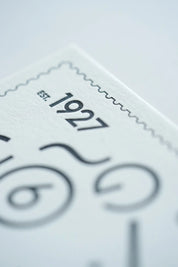 Futura Letterpress Postcard – Typography Series