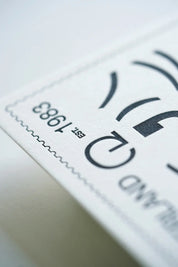 Helvetica Neue Letterpress Postcard – Typography Series