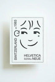 Helvetica Neue Letterpress Postcard – Typography Series