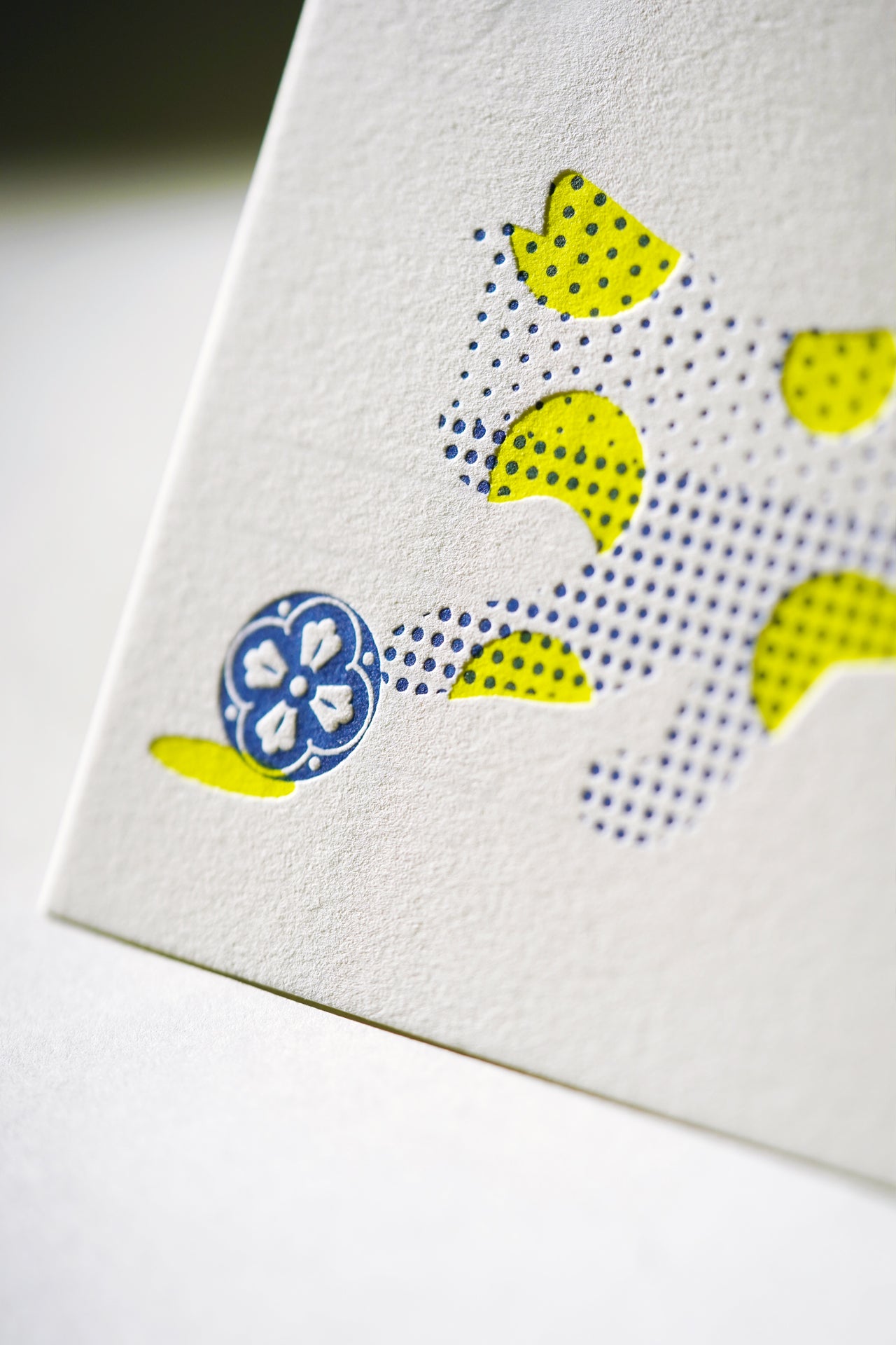 Cat Play - Letterpress Postcard