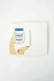 Mayo Father's Day – Cute Pun Letterpress Greeting Card