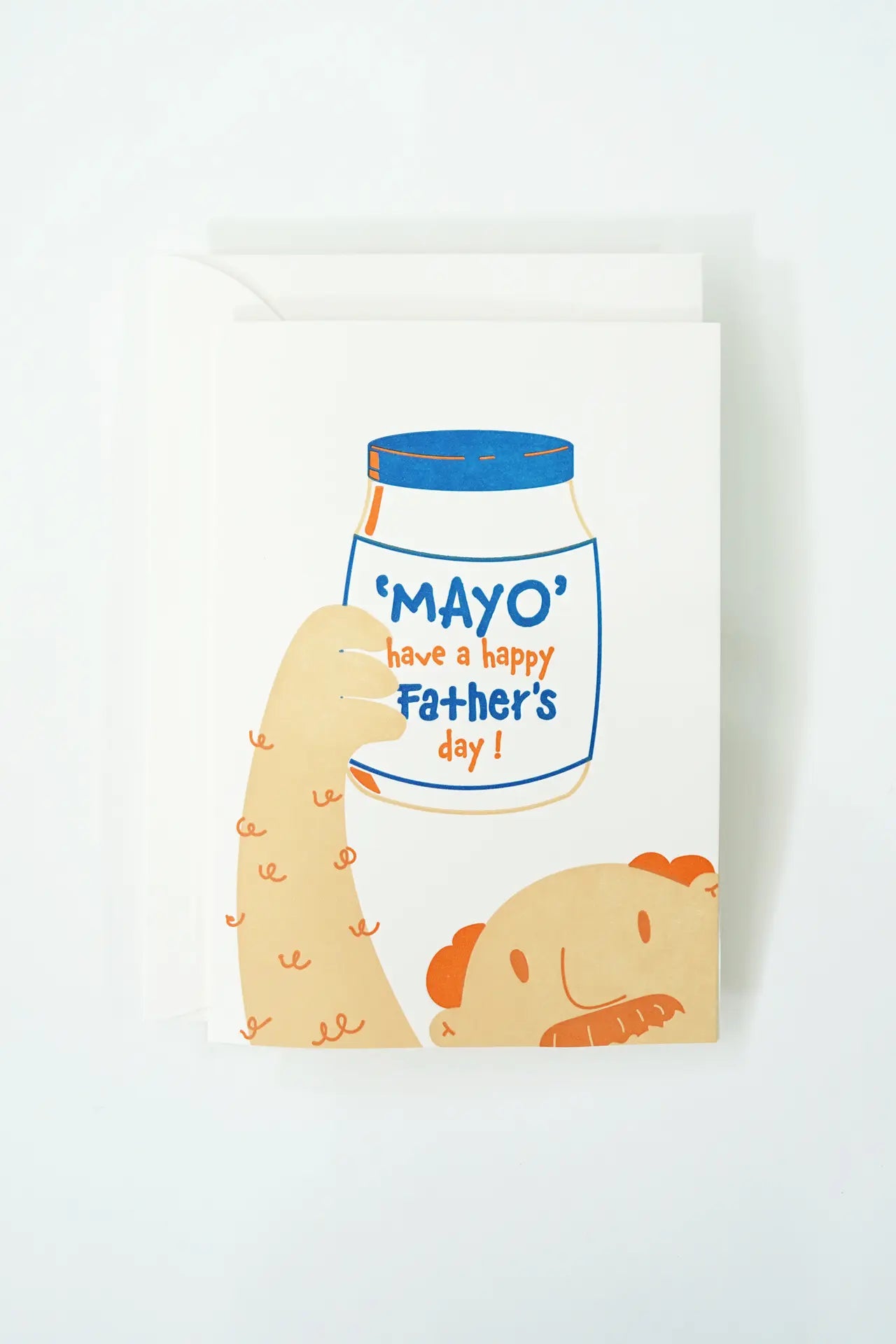 Mayo Father's Day – Cute Pun Letterpress Greeting Card