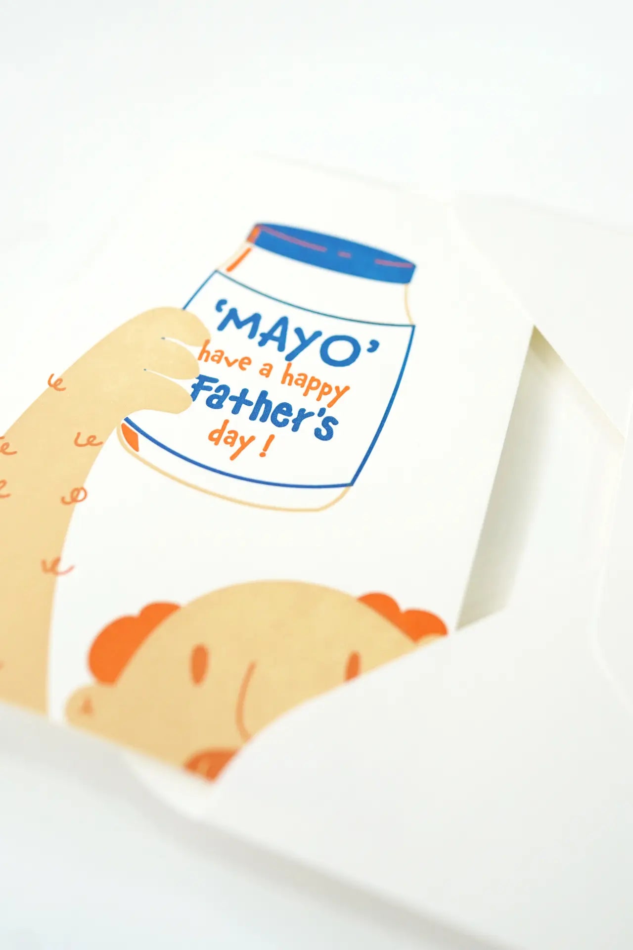 Mayo Father's Day – Cute Pun Letterpress Greeting Card