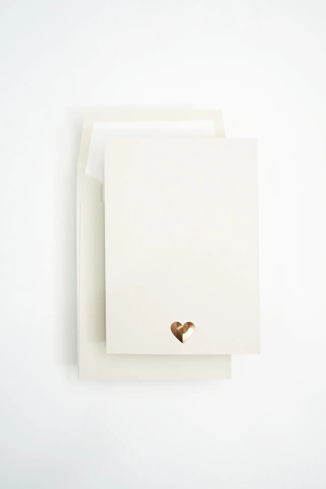 Rose Heart - 3D Embossed Notecard
