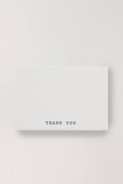 Letterpress Mini Cards - Thank You