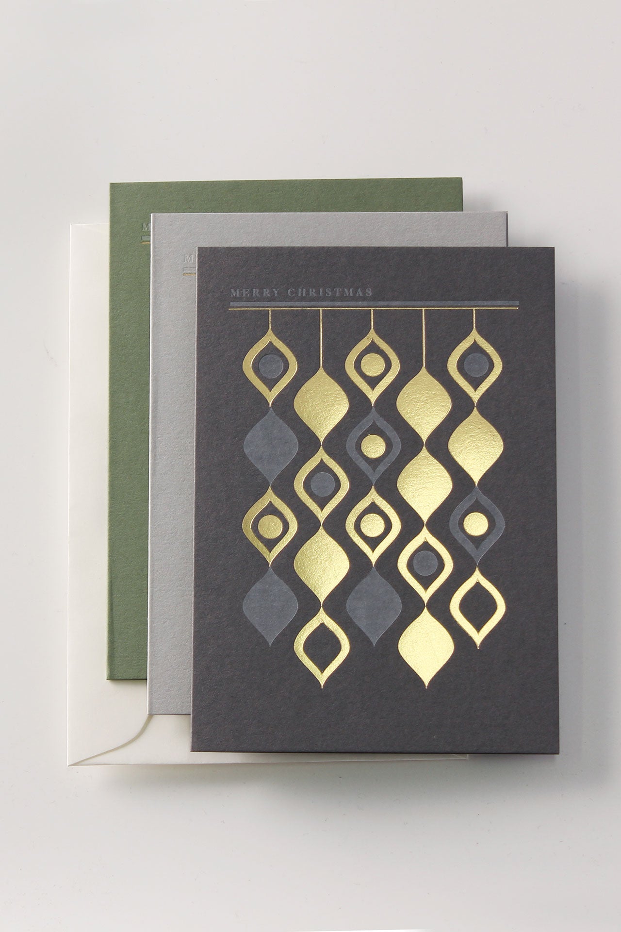 Swirling Tinsels Greeting Card