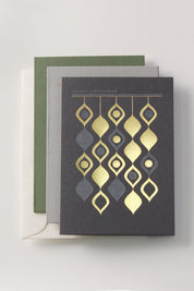 Swirling Tinsels Greeting Card