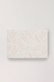 Letterpress Mini Cards - Peach