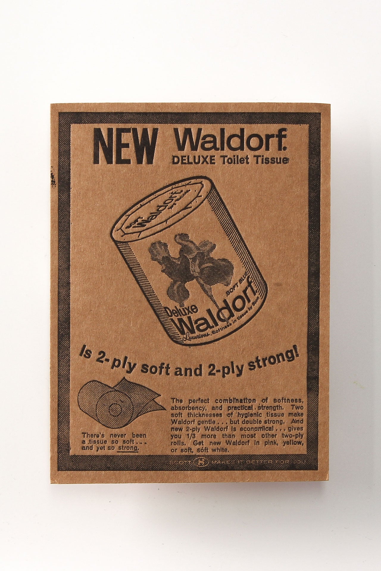 Waldorf Deluxe Toilet Tissue Print