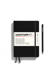 Leuchtturm1917 A5 Medium Hardcover Notebook Classic – Black
