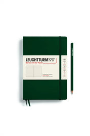 Leuchtturm1917 A5 Medium Hardcover Notebook Classic – Forest Green