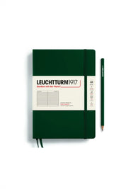 Leuchtturm1917 A5 Medium Hardcover Notebook Classic – Forest Green