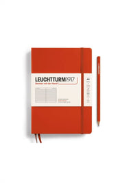 Leuchtturm1917 A5 Medium Hardcover Notebook Classic – Fox Red
