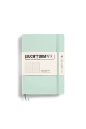 Leuchtturm1917 A5ミディアムハードカバーノートブッククラシック – ミントグリーン