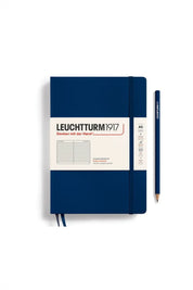 Leuchtturm1917 A5 Medium Hardcover Notebook Classic – Navy