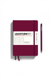 Leuchtturm1917 A5 Medium Hardcover Notebook Classic – Port Red
