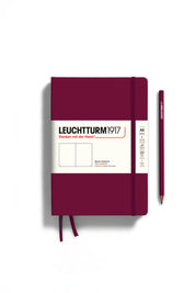 Leuchtturm1917 A5 Medium Hardcover Notebook Classic – Port Red
