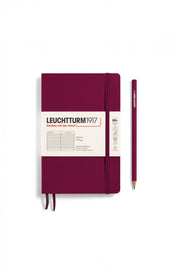 Leuchtturm1917 A5 Medium Hardcover Notebook Classic – Port Red