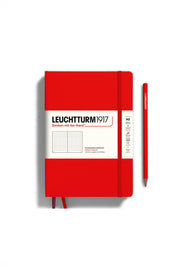Leuchtturm1917 A5 Medium Hardcover Notebook Classic – Red