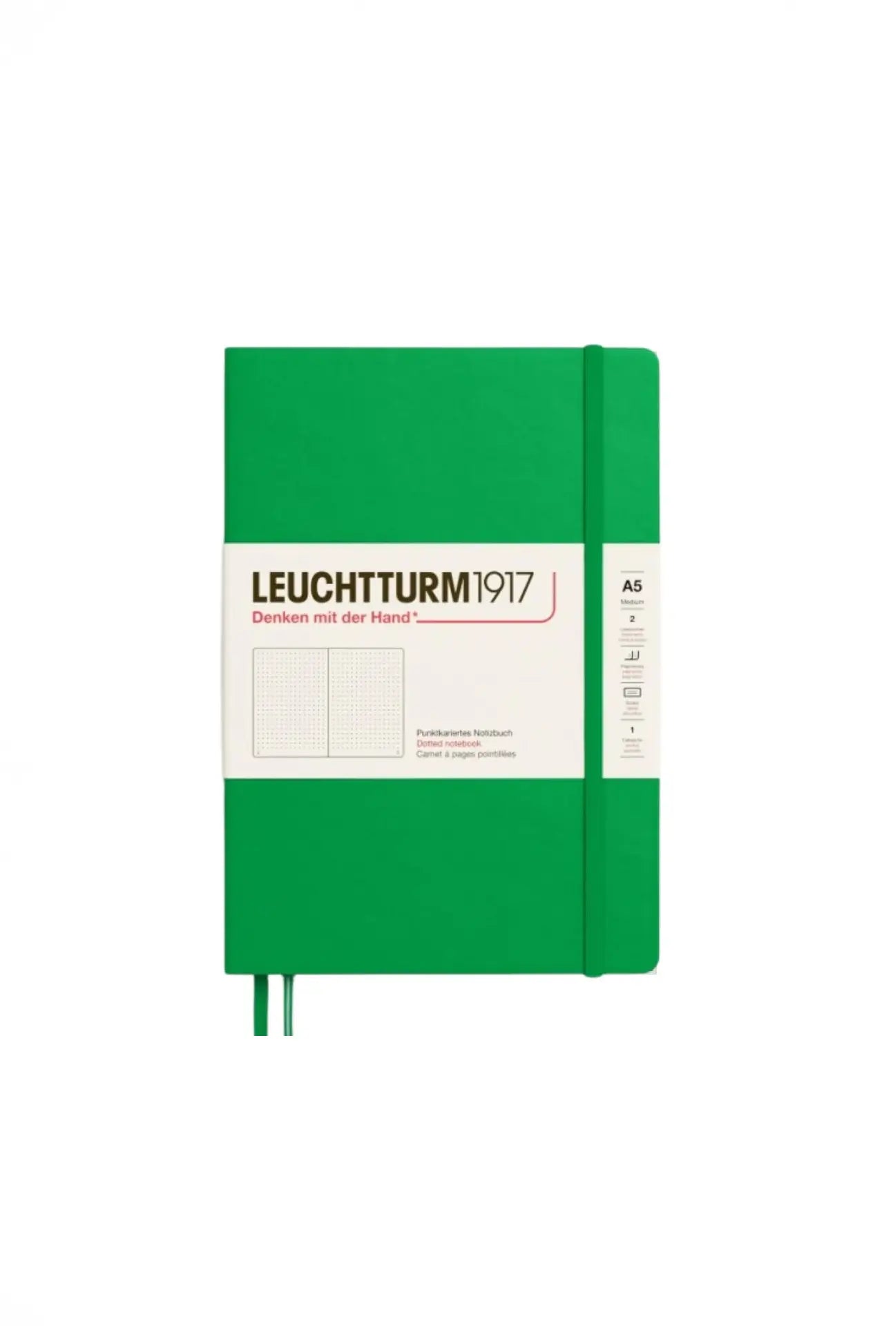 Leuchtturm1917 A5 Medium Hardcover Notebook Classic – Spring Leaf