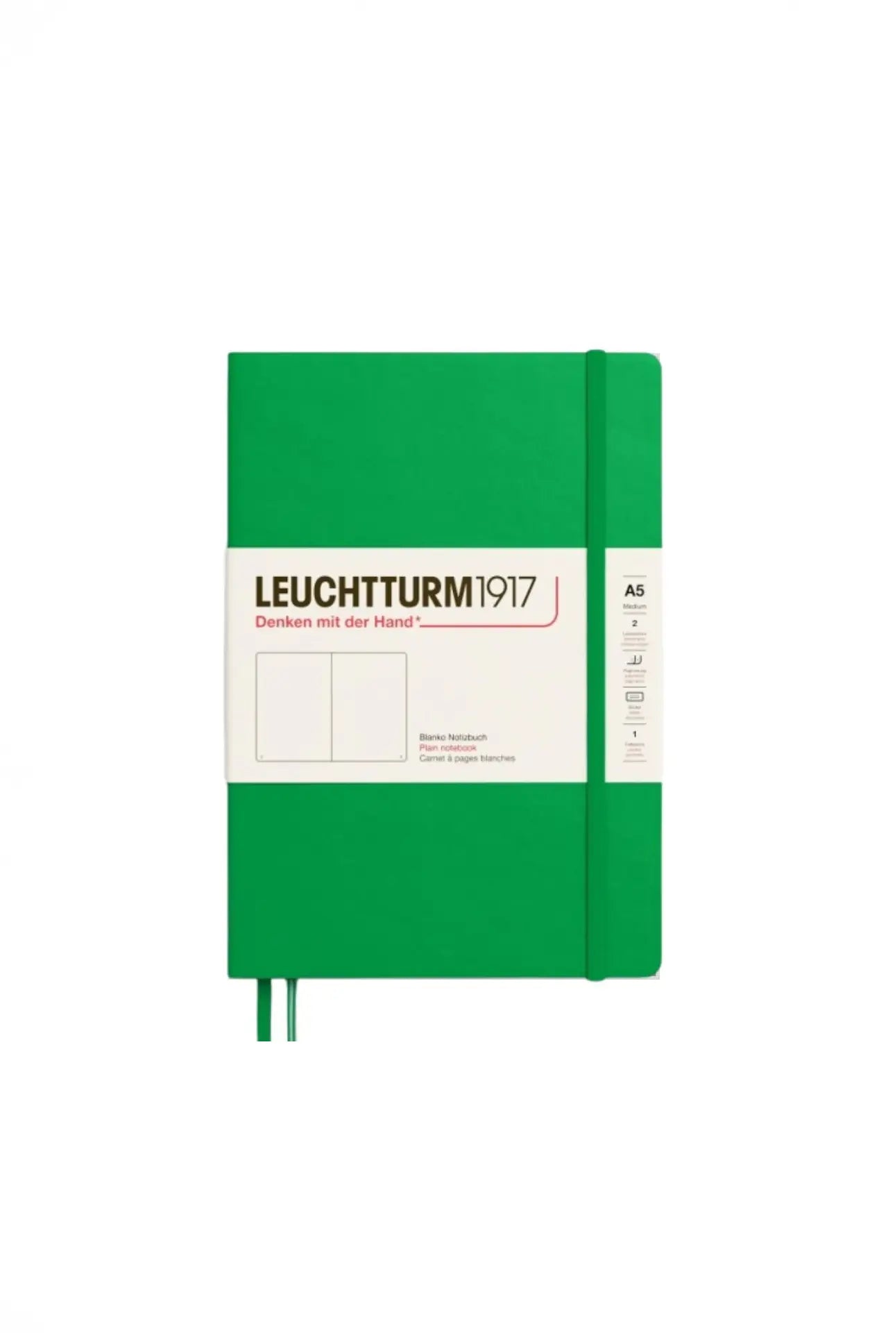Leuchtturm1917 A5 Medium Hardcover Notebook Classic – Spring Leaf