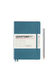 Leuchtturm1917 A5 Medium Hardcover Notebook Classic – Stone Blue