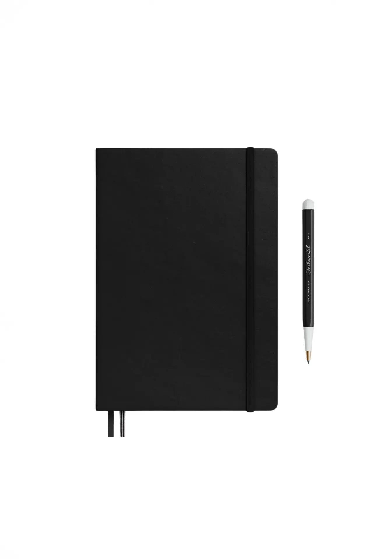 Leuchtturm1917 A5 Medium Hardcover Notebook (Thick, 411 Pages) – Black