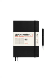 Leuchtturm1917 A5 Medium Hardcover Notebook (Thick, 411 Pages) – Black