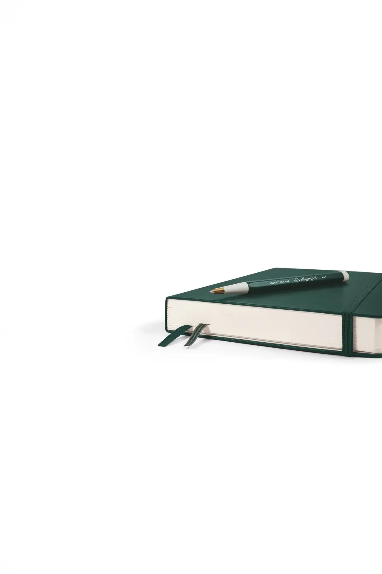 Leuchtturm1917 A5 Medium Hardcover Notebook (Thick, 411 Pages) – Black