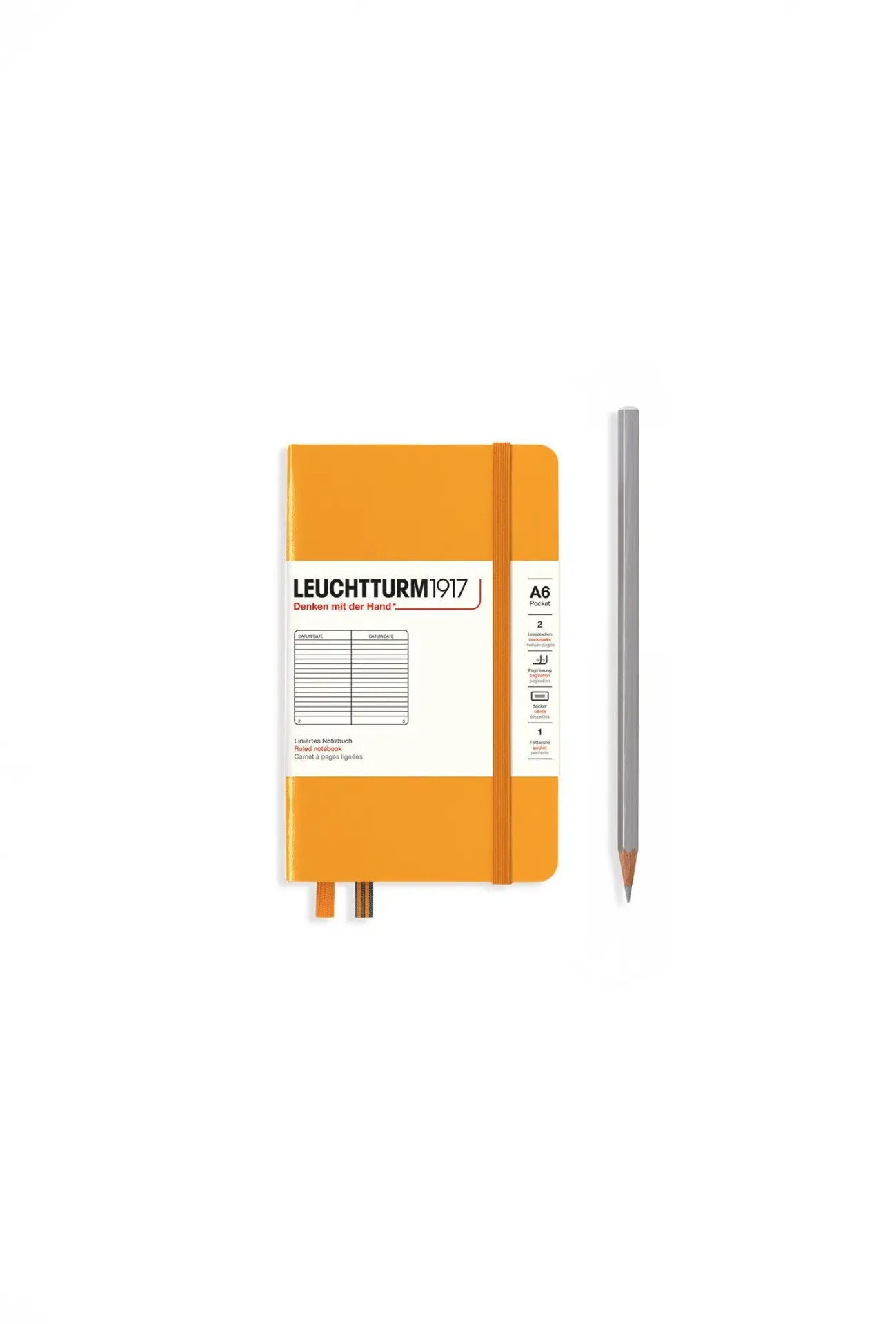 Leuchtturm1917 A6 Pocket Hardcover Notebook – Rising Sun