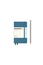 Leuchtturm1917 A6 Pocket Hardcover Notebook – Stone Blue