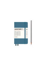 Leuchtturm1917 A6 Pocket Hardcover Notebook – Stone Blue