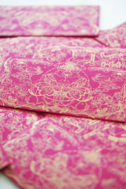 Silkscreen Art Nouveau Red Packets