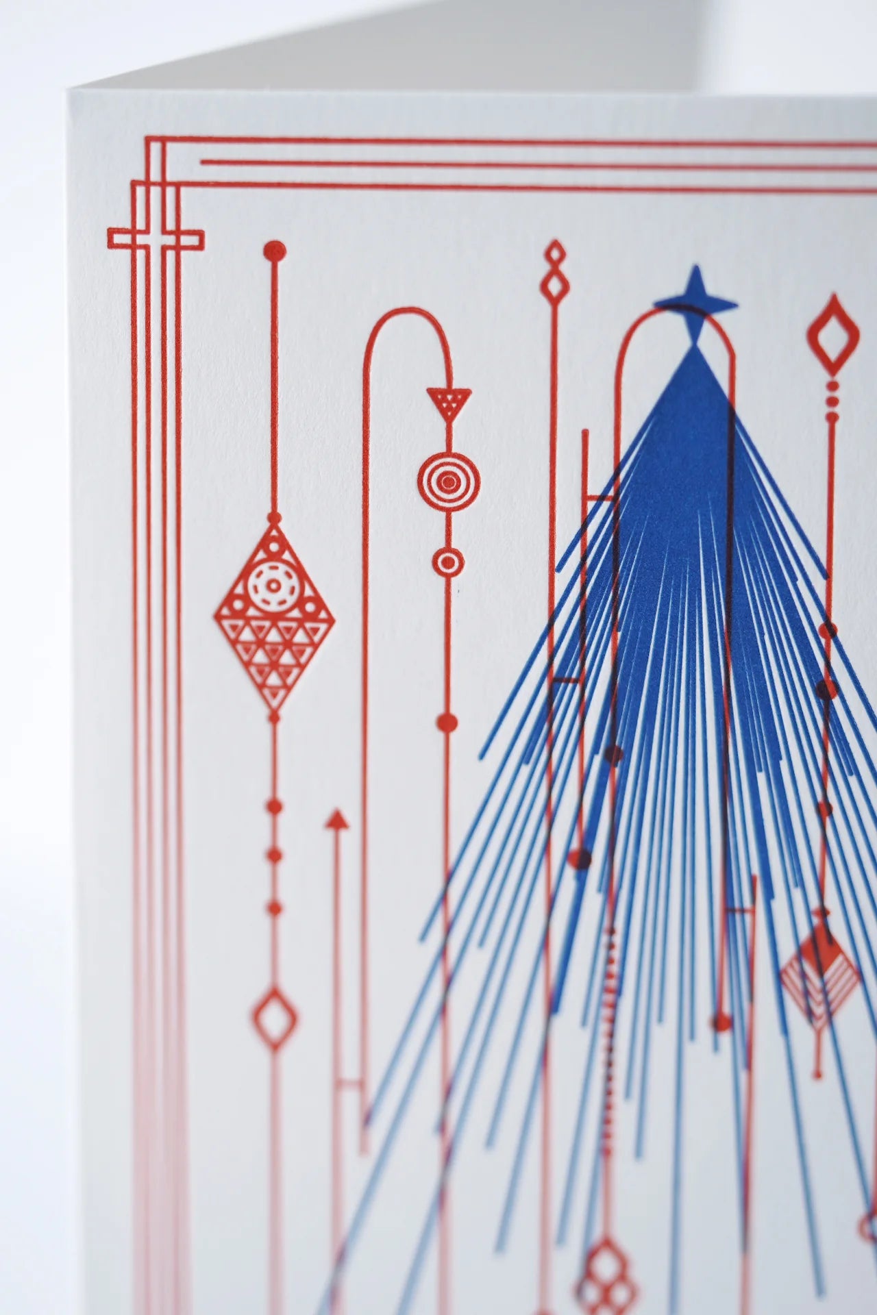 Deco Noel Letterpress Card – Christmas Vintage Inspired