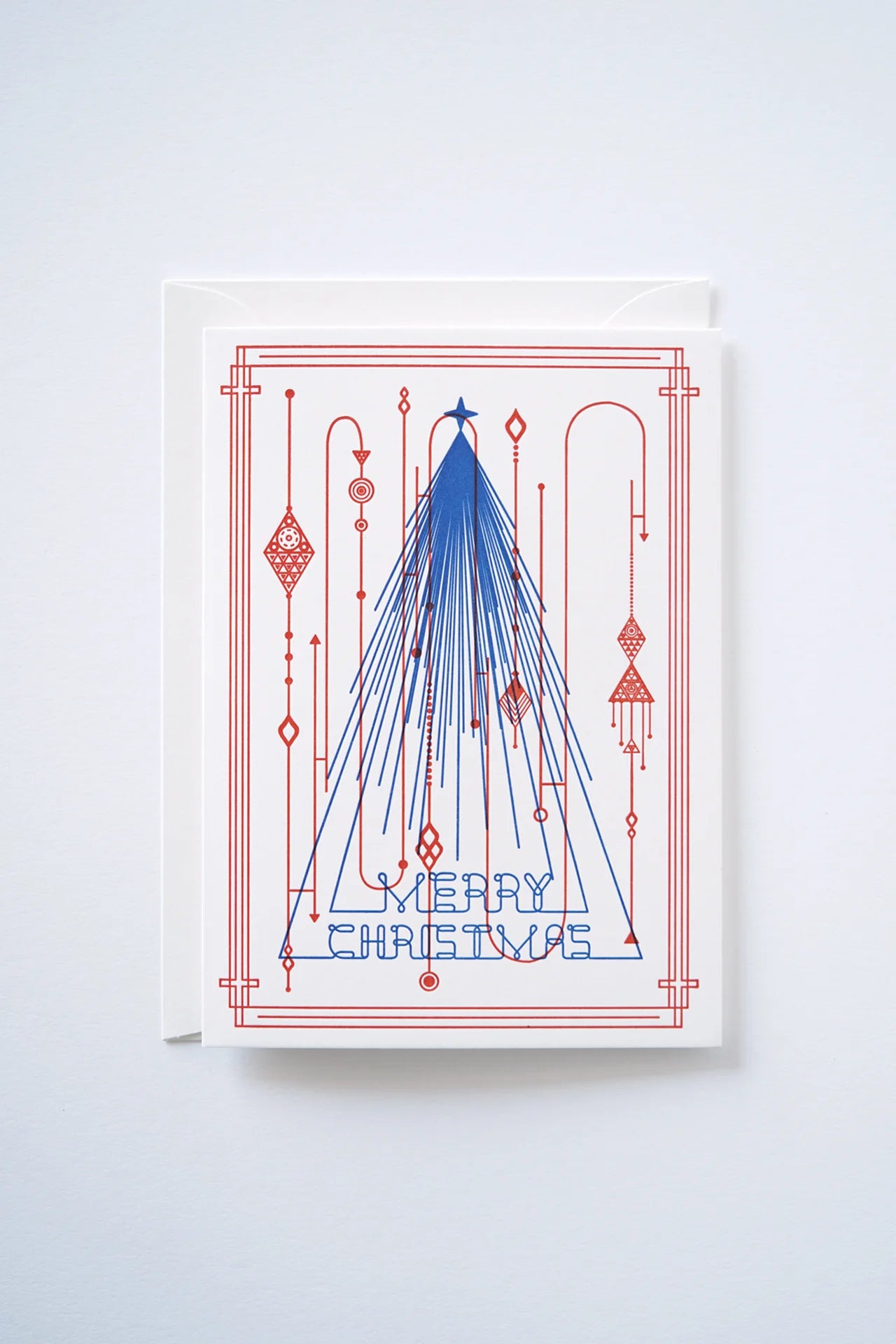 Deco Noel Letterpress Card – Christmas Vintage Inspired