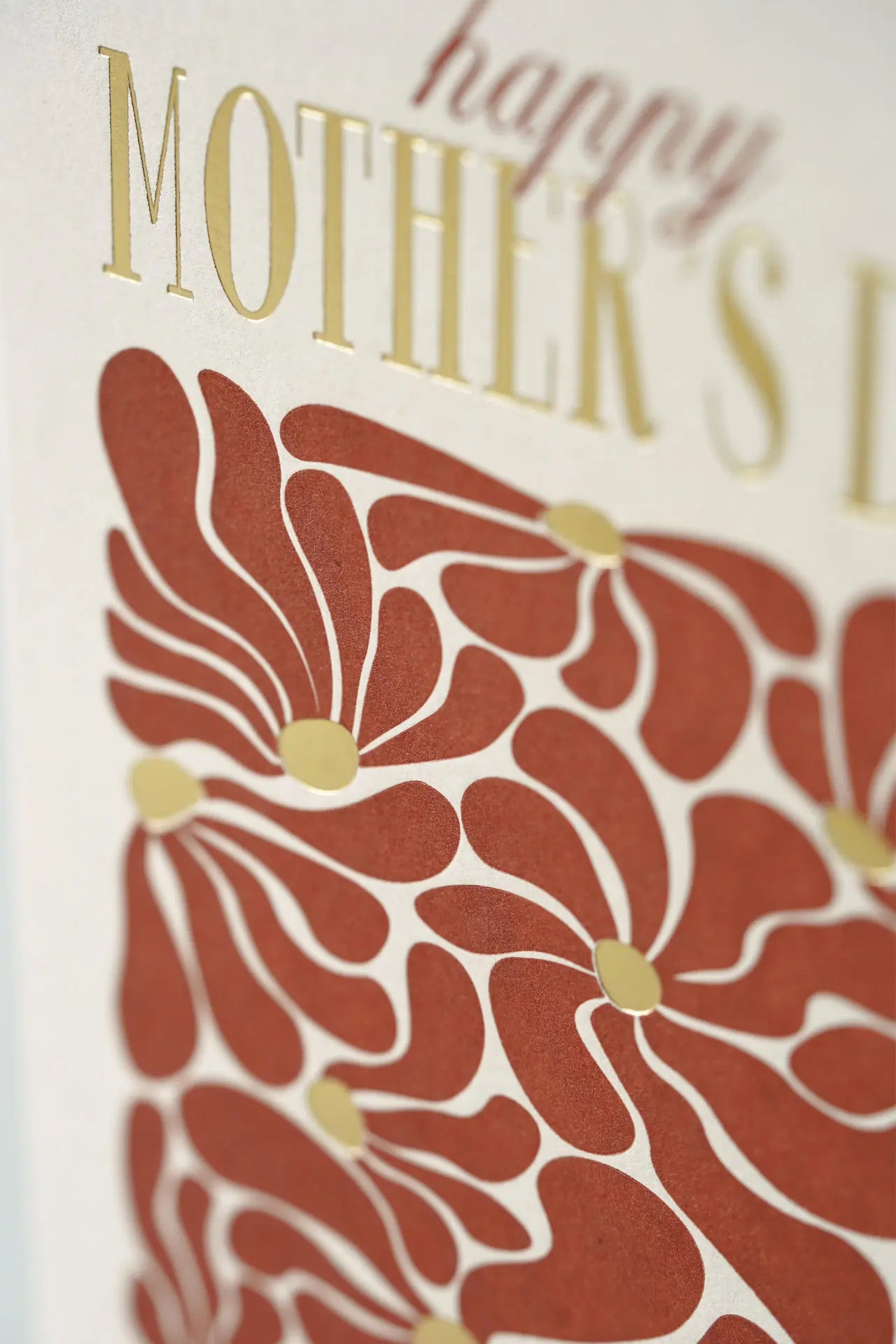 Happy Mother's Day – Letterpress Greeting Card