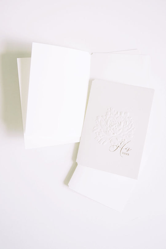 Wedding Vow Card Set