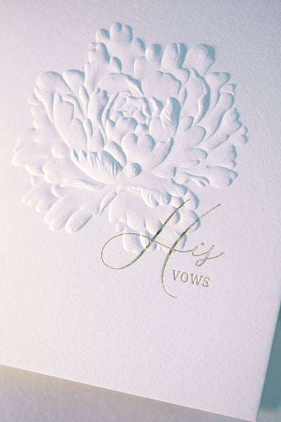 Wedding Vow Card Set