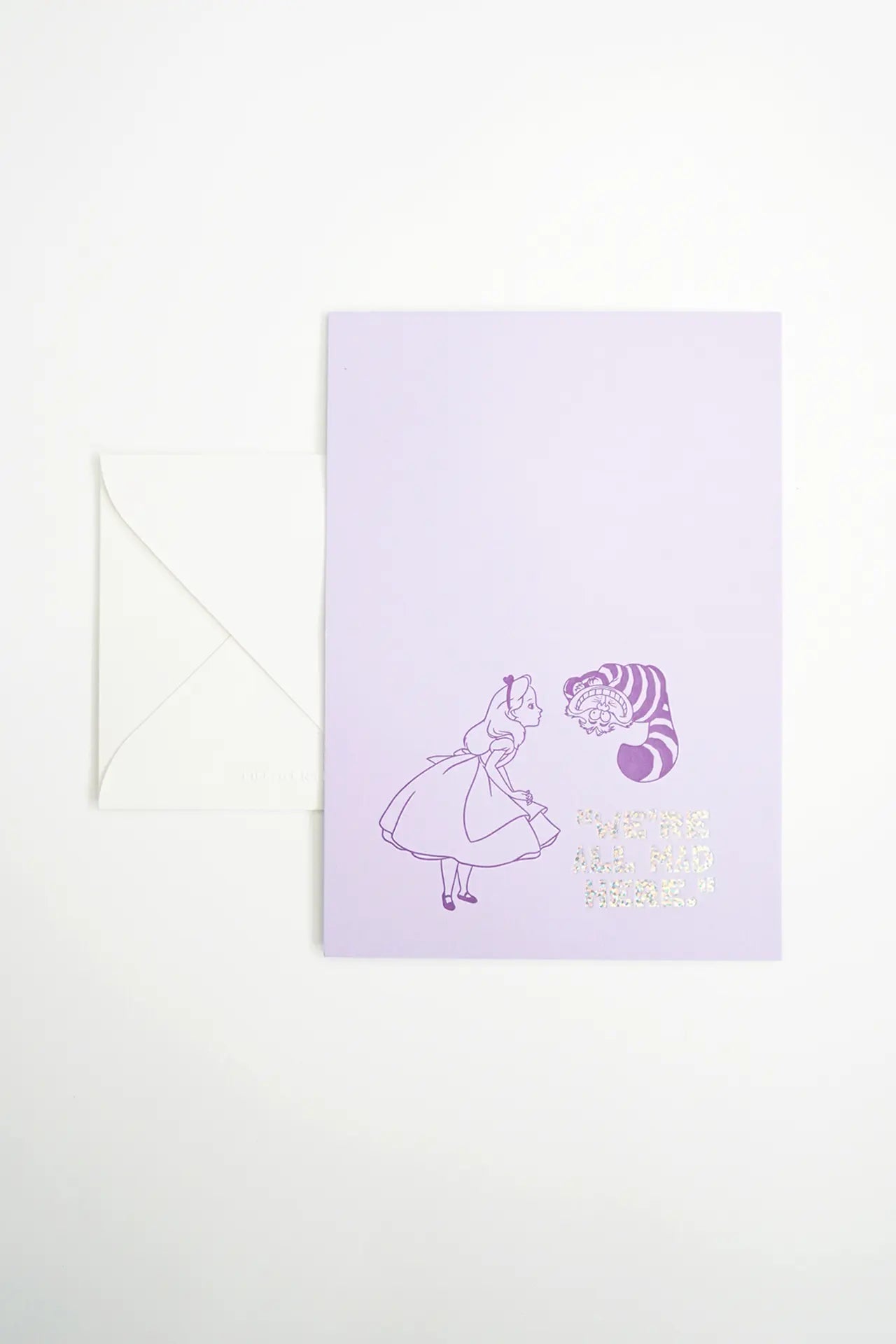 Alice in Wonderland - Letterpress Greeting Card
