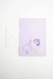 Alice in Wonderland - Letterpress Greeting Card