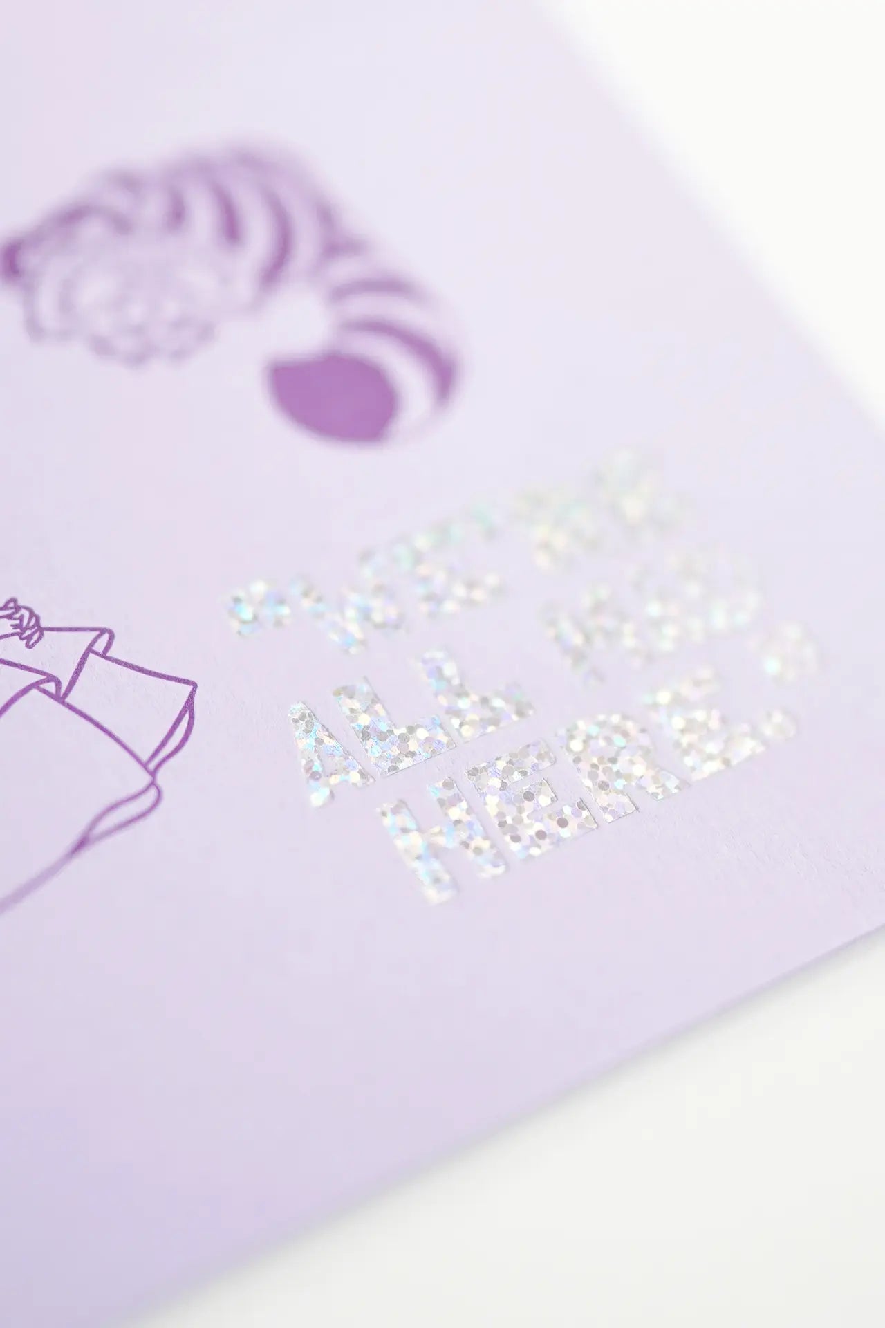 Alice in Wonderland - Letterpress Greeting Card