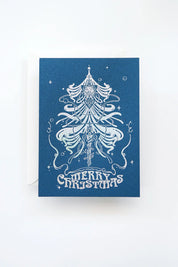 Art Nouveau Christmas Card – Foil on Ecolabel Paper