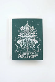Art Nouveau Christmas Card – Foil on Ecolabel Paper