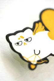 Catupid – Letterpress Charm Magnetic Pin