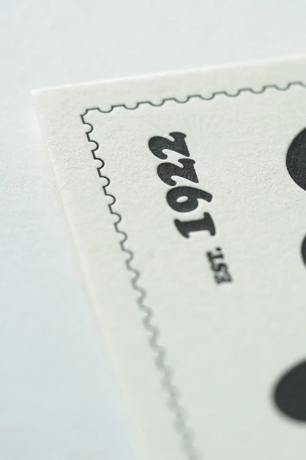 Cooper Black Letterpress Postcard – Typography Series